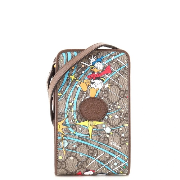 Gucci Disney Edition Donal Duck iPhone Pouch with neck strap - Picture 2 of 3